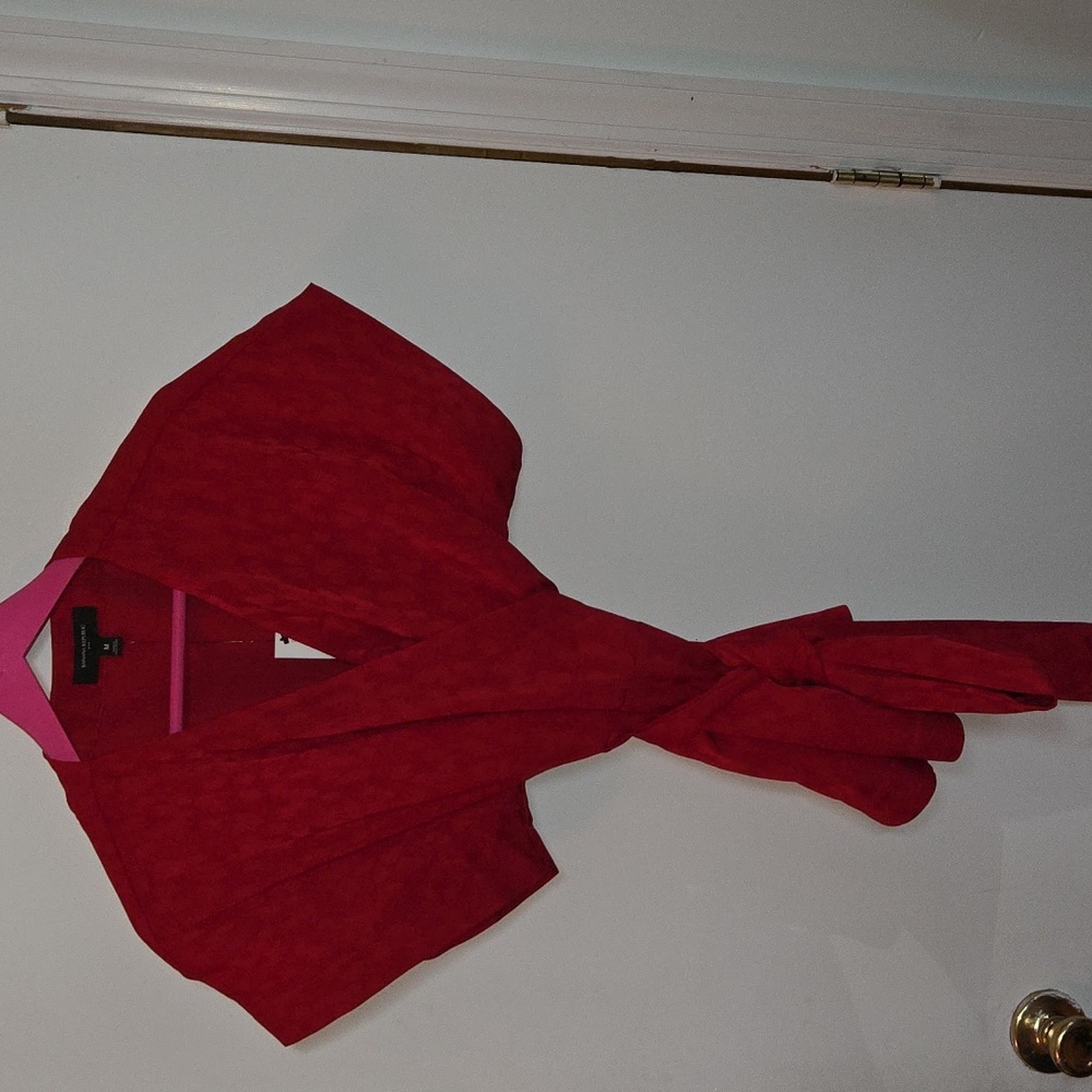 Banana Republic Vibrant Red Blouse